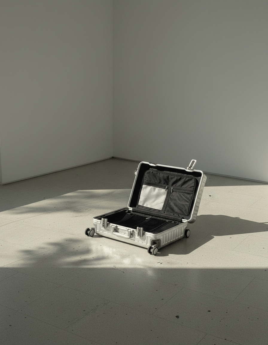 Check-in koffer - Aluminium Silver